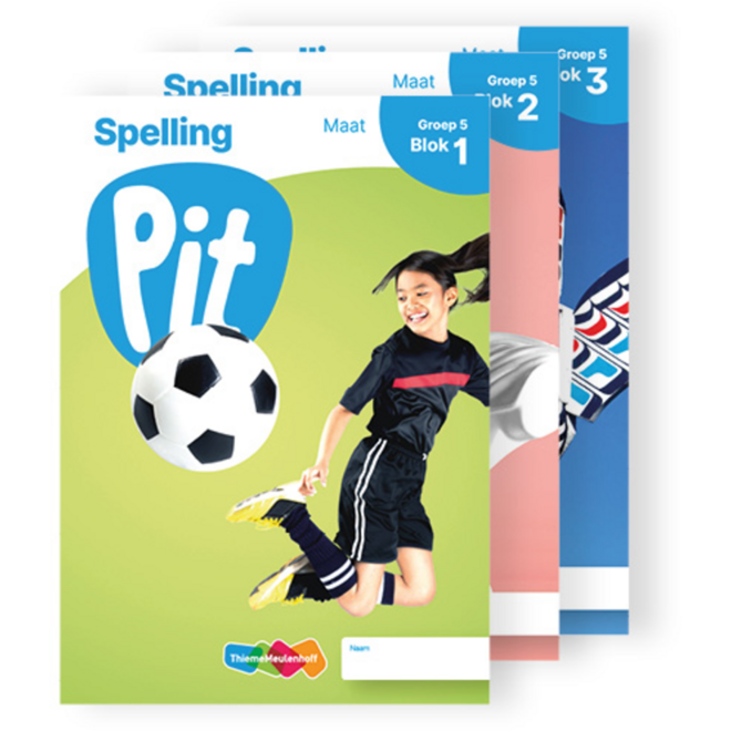 Pit Spelling leerwerkschrift maat groep 5 - blok 1 t/m 3