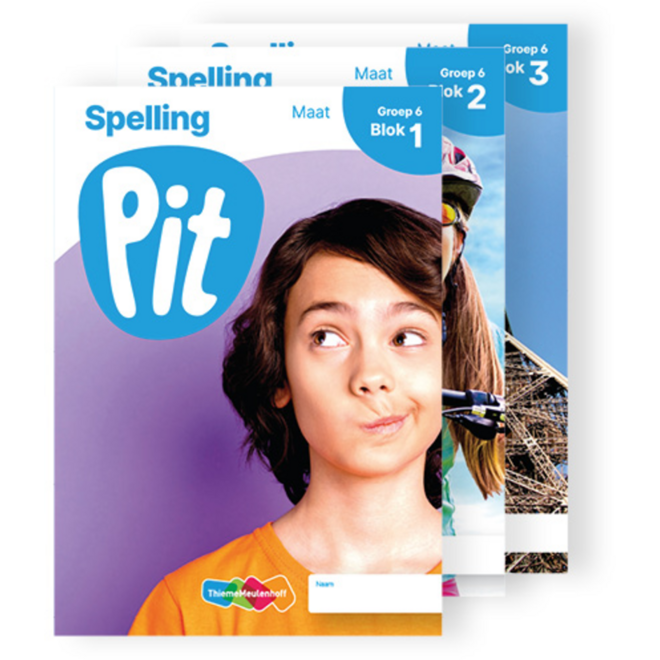 Pit Spelling leerwerkschrift maat groep 6 - blok 1 t/m 3