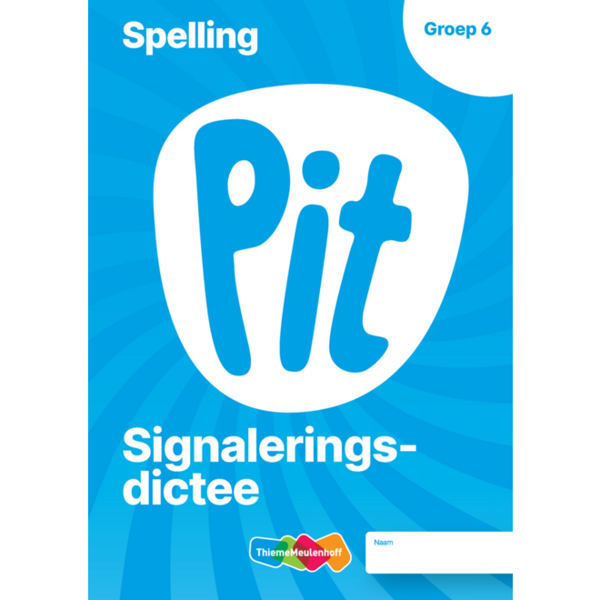 Pit Spelling toetsschrift groep 6
