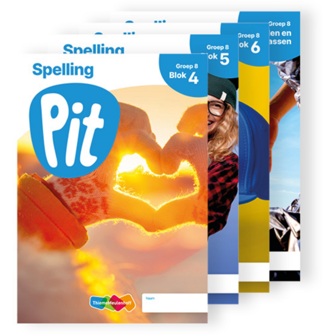 Pit Spelling leerwerkschrift groep 8 - blok 4 t/m 6