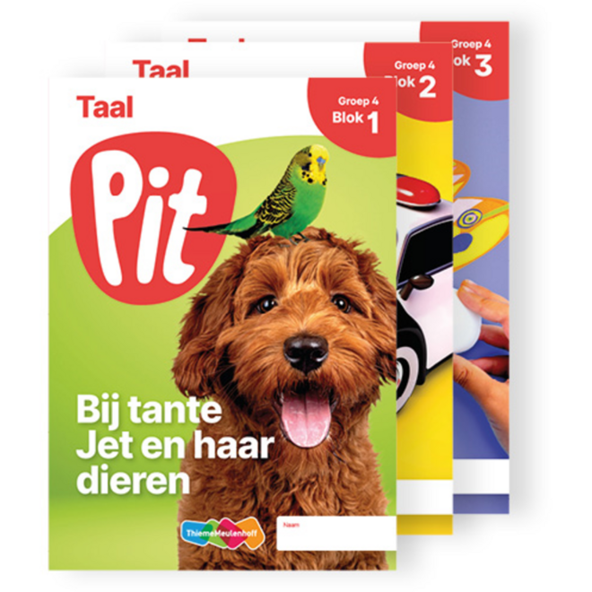 Pit Taal leerwerkschrift groep 4 - blok 1 t/m 3