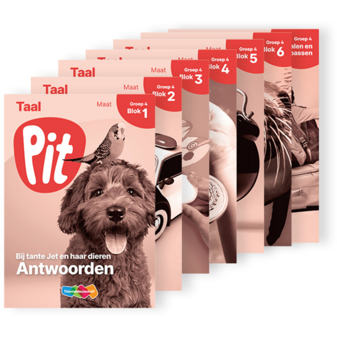 Pit Taal Antwoorden leerwerkschriften maat groep 4