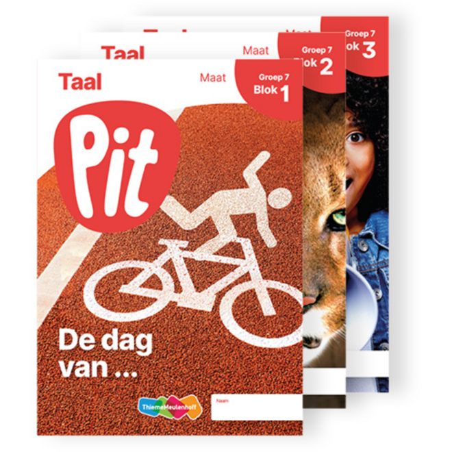 Pit Taal leerwerkschrift maat groep 7 - blok 1 t/m 3