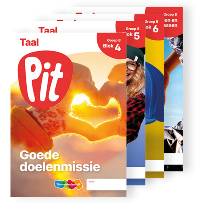 Pit Taal leerwerkschrift groep 8 - blok 4 t/m 6