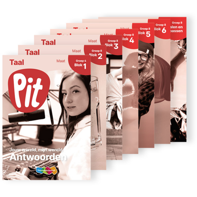Pit Taal Antwoorden leerwerkschriften maat groep 8