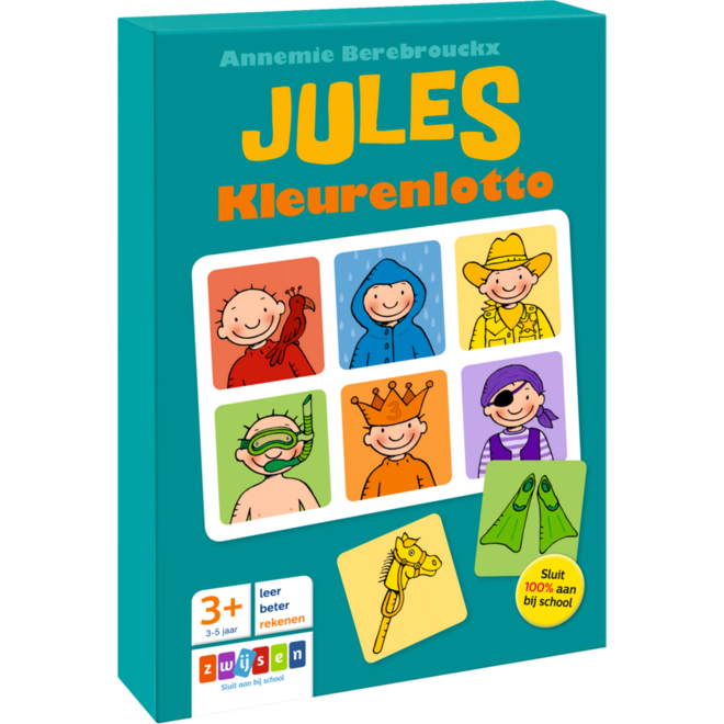 Jules kleurenlotto (peuters en kleuters)