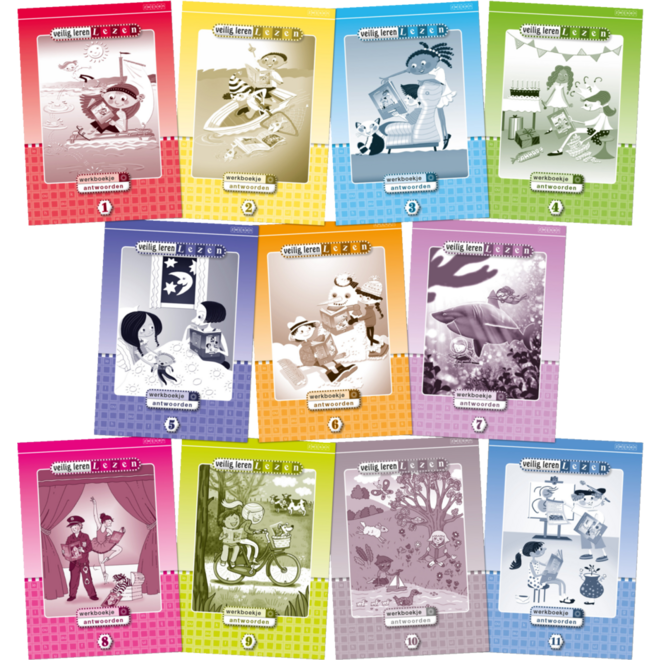 Veilig leren lezen 3 - Kim versie - antwoordenboekjes - zon kern 1-11