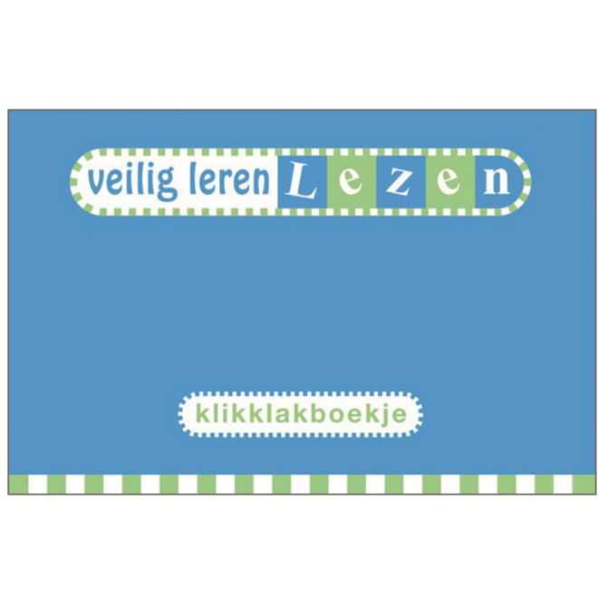 Veilig leren lezen 3 - Kim versie - klikklakboekje (zonder letters)