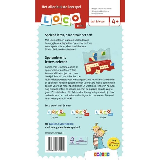 Loco Mini: De Zoete Zusjes spelen met letters