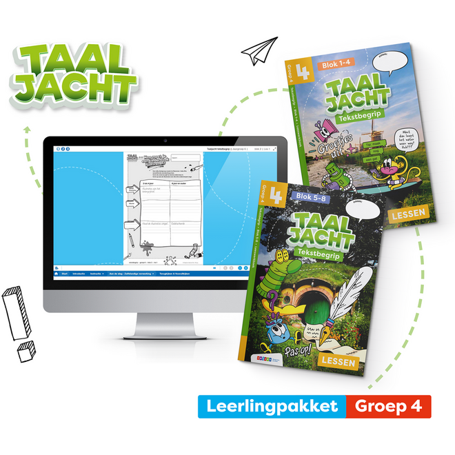 Taaljacht Tekstbegrip Leerpakket groep 4