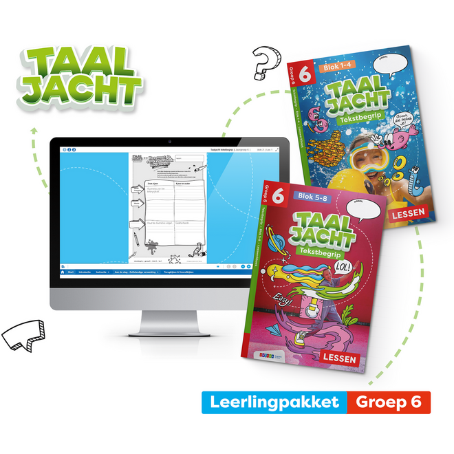 Taaljacht Tekstbegrip Leerpakket groep 6