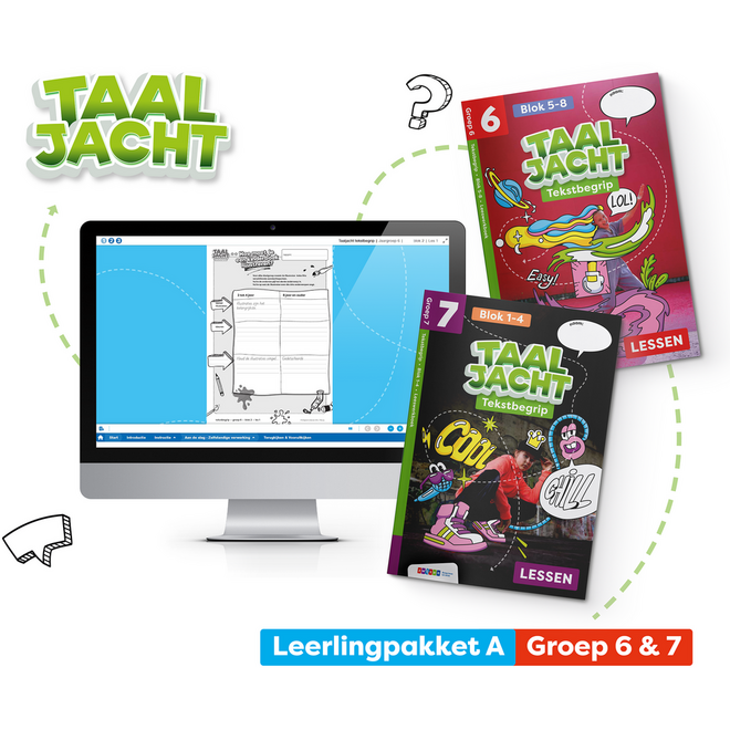 Taaljacht Tekstbegrip Leerpakket COMBINATIEGROEP 6/7A