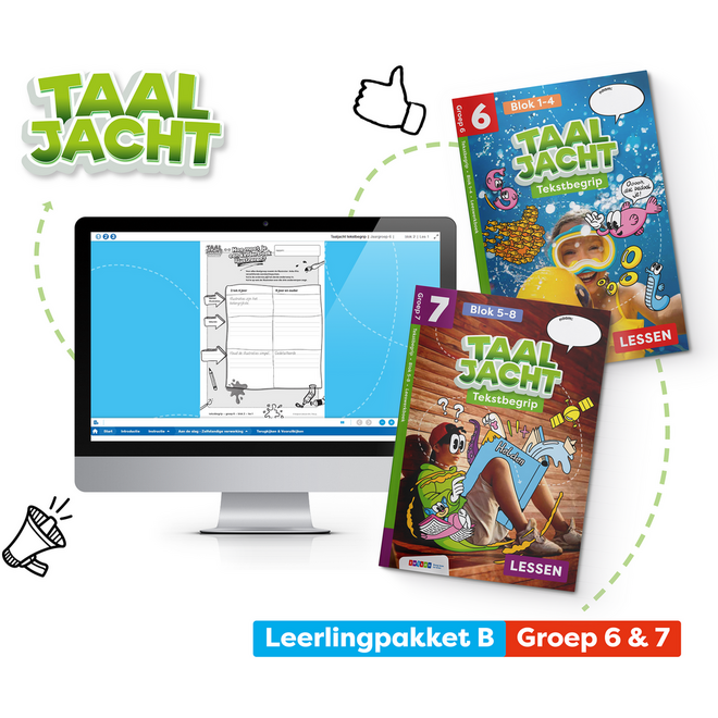 Taaljacht Tekstbegrip Leerpakket COMBINATIEGROEP 6/7B