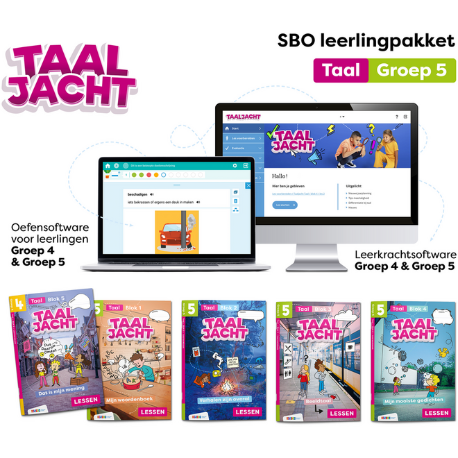 Taaljacht Taal Leerpakket SPECIAAL BASISONDERWIJS groep 5