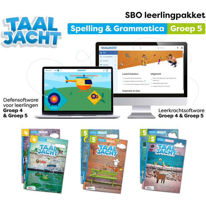 Taaljacht Spelling en grammatica Leerpakket SPECIAAL BASISONDERWIJS groep 5