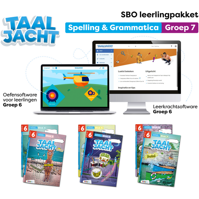 Taaljacht Spelling en grammatica Leerpakket SPECIAAL BASISONDERWIJS groep 7