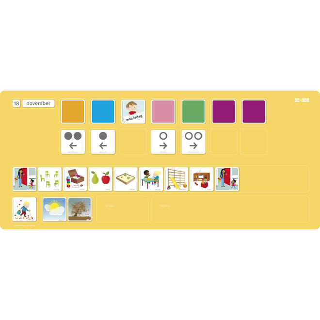 Schatkist 3 - Routine rekenen (tijd) weekkalender (excl. kaartjes)