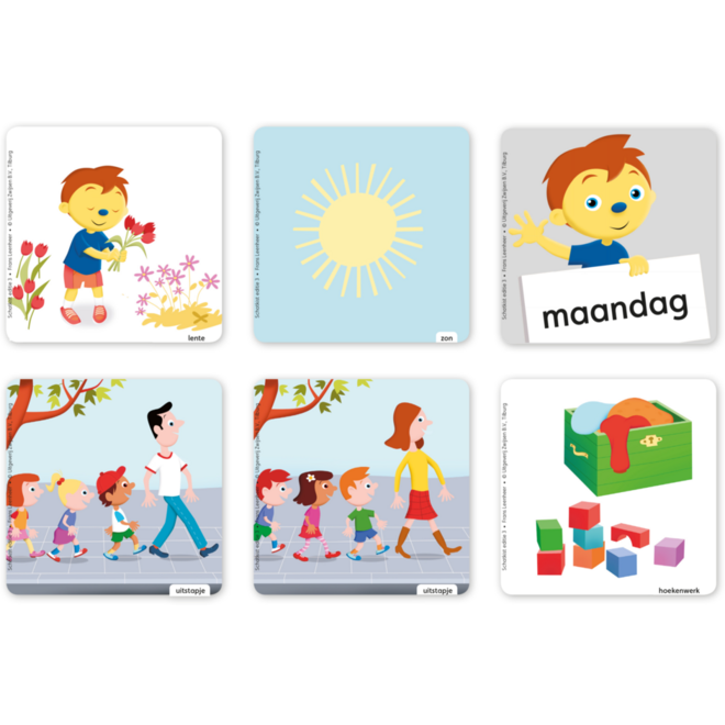 Schatkist 3 - Kaartjes weekkalender