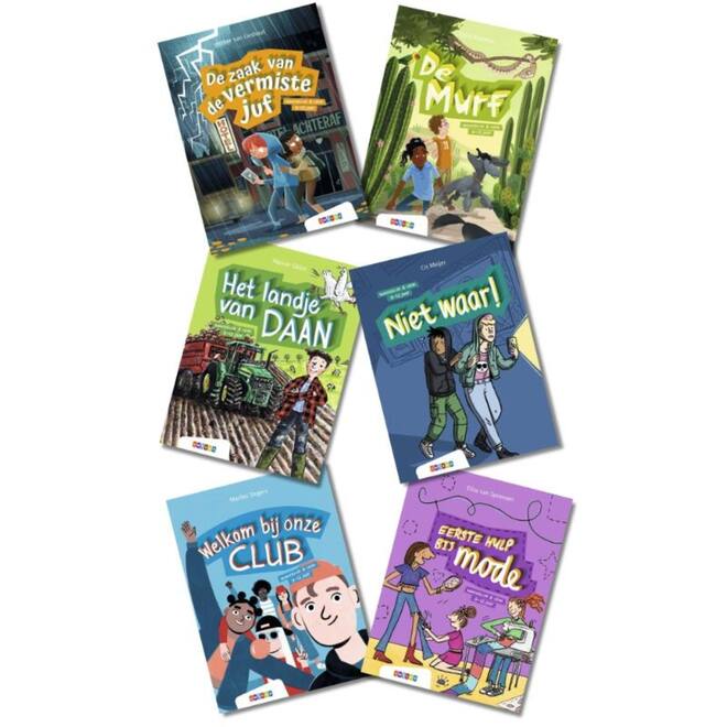 Pakket Makkelijk & Leuk AVI E4 (6 titels)