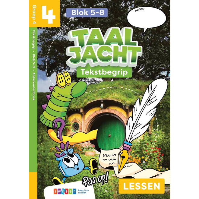 Taaljacht Tekstbegrip groep 4 antwoordenboek blok 5-8