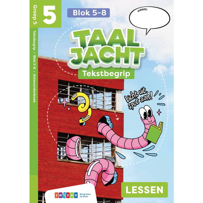 Taaljacht Tekstbegrip groep 5 antwoordenboek blok 5-8