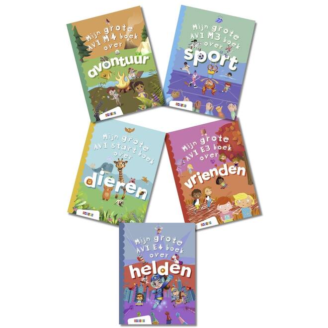 Pakket Mijn grote AVI boeken (5 titels)