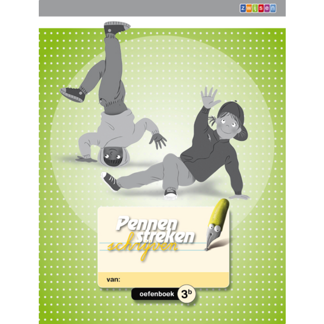 Pennenstreken 2 groep 3 - oefenboek 3B verbonden schrift (5 stuks)