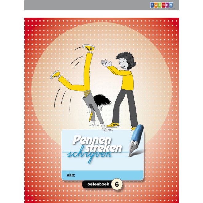 Pennenstreken 2 groep 6 - oefenboek 6 verbonden schrift (5 stuks)