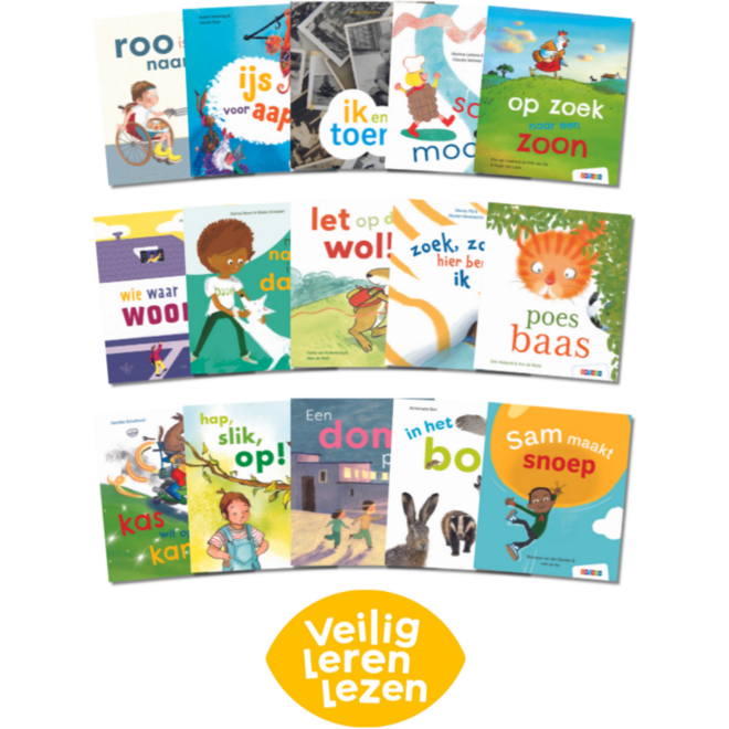 Veilig leren lezen Zoem pakket leesboeken anker 3 (15 titels)