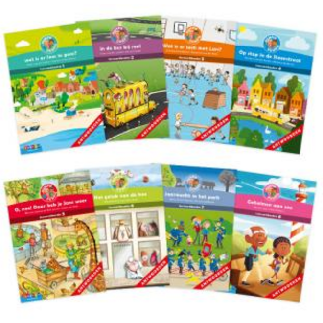 Humpie dumpie 2 set antwoordenboekjes 1 t/m 8