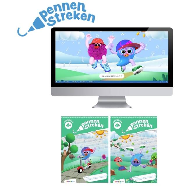 Pennenstreken 3 Leerpakket BLOKSCHRIFT groep 4