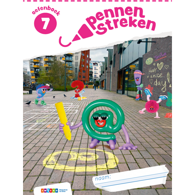 Pennenstreken 3 groep 7 oefenboek blokschrift (5 stuks)