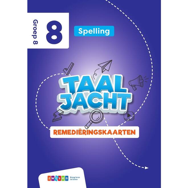Taaljacht Spelling & grammatica groep 8 remediëringskaarten