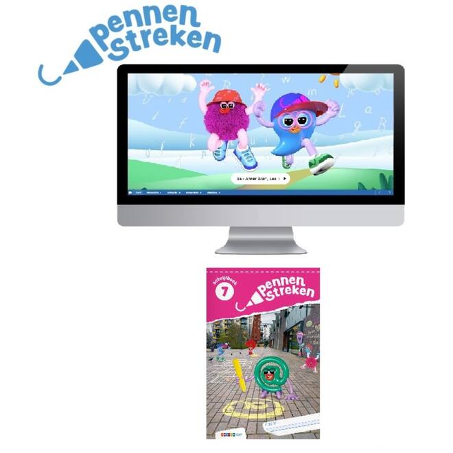 Pennenstreken 3 Leerpakket BLOKSCHRIFT groep 7