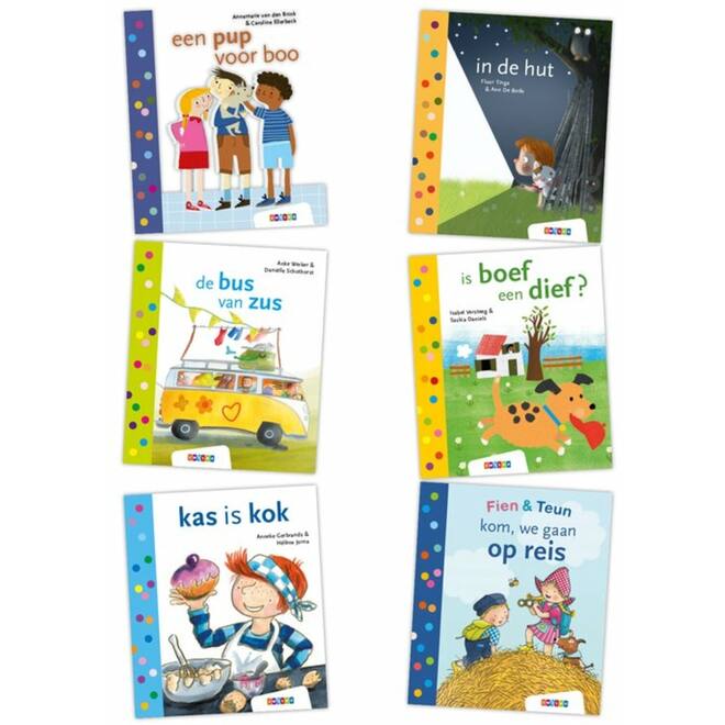 Pakket Leren lezen AVI start 2 (6 titels)