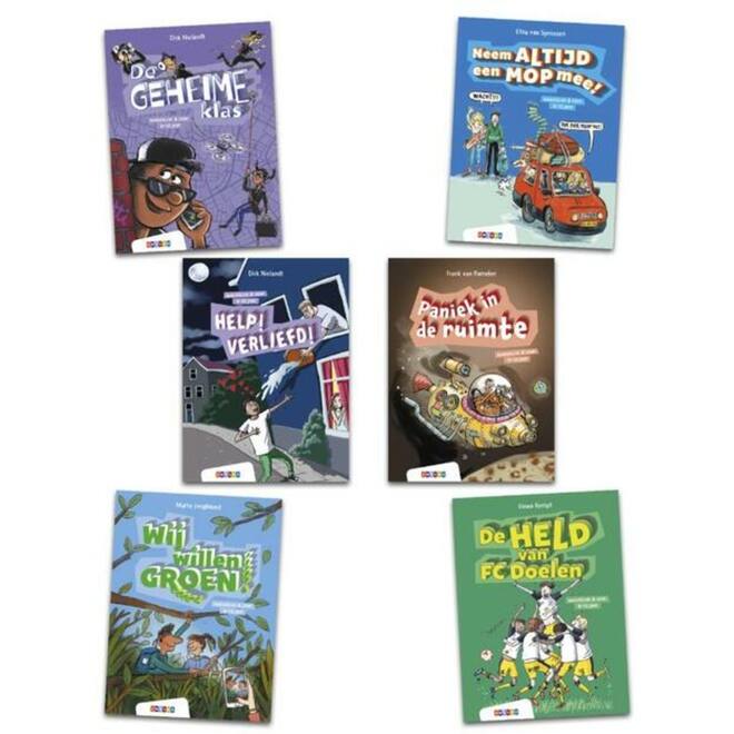 Pakket Makkelijk & Leuk AVI M5 (6 titels)