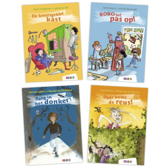 Pakket Ik lees AVI E4 (4 titels)