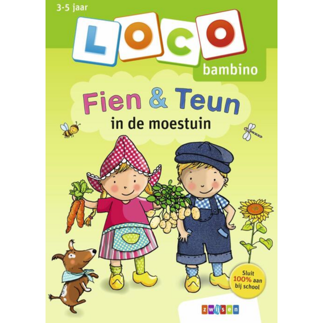Loco bambino Fien & Teun in de moestuin