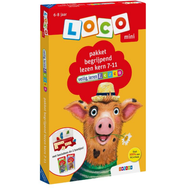 Loco Mini: veilig leren lezen pakket begrijpend lezen kern 7-11