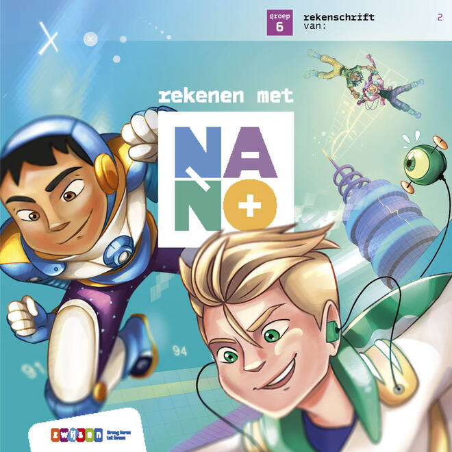 Nano groep 6 ruitjesschrift 2 (5 stuks)