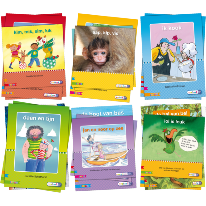 Aanvullend leesboekenpakket op sterniveau, kern 1-6