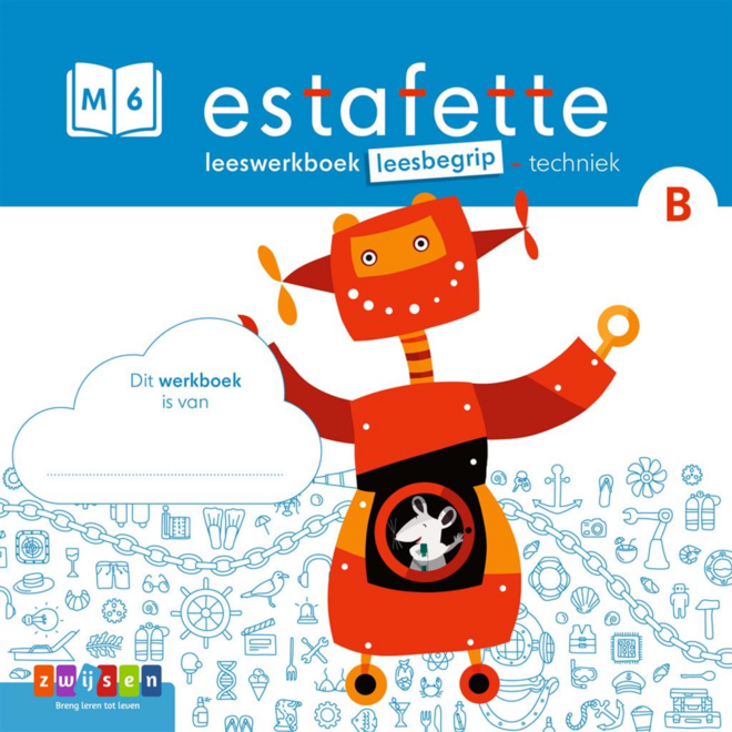 Estafette 3 leeswerkboek leesbegrip M6-B (5 stuks)