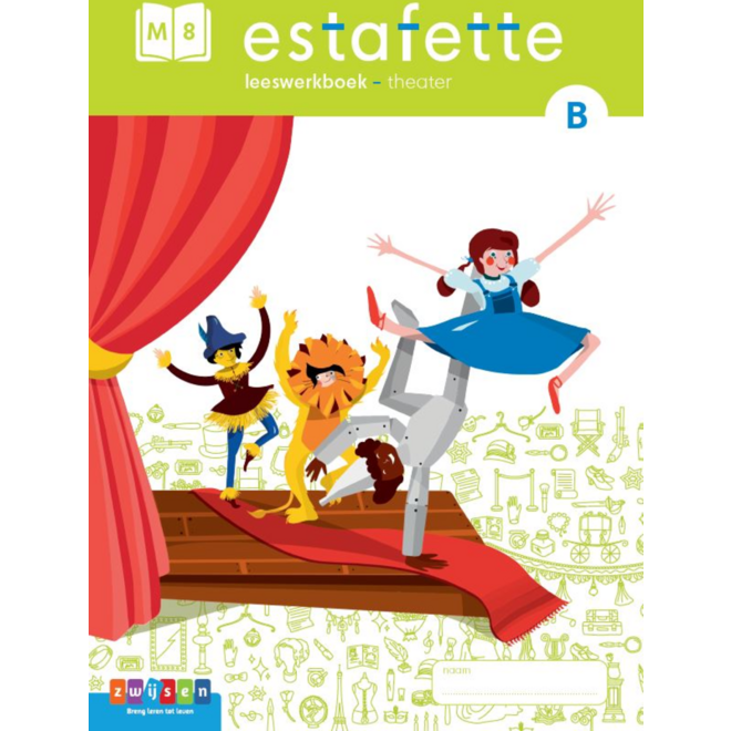 Estafette 3 leeswerkboek leesbegrip M8-B (5 stuks)
