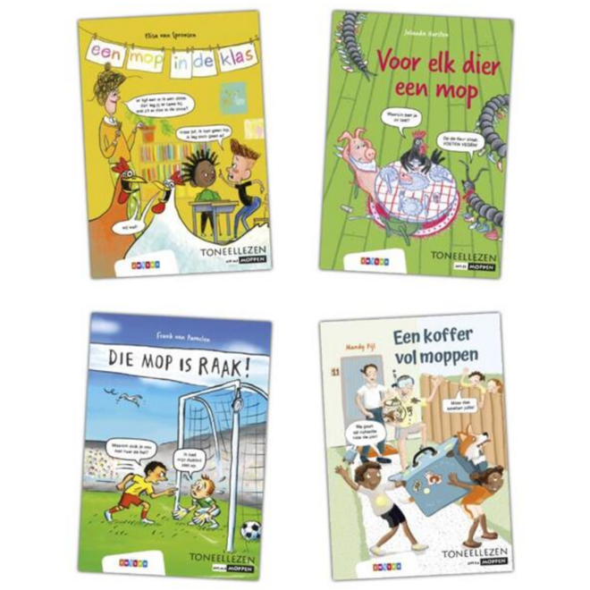 Pakket Toneellezen moppen (4 titels)