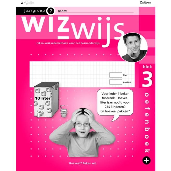 Wizwijs groep 7 oefenboek 3 plus (5 stuks)