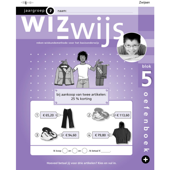 Wizwijs groep 7 oefenboek 5 plus (5 stuks)