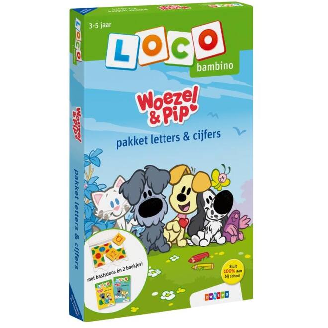 Loco Bambino: Woezel & Pip pakket letters & cijfers