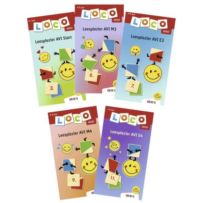 Loco Mini: pakket Leesplezier (5 boekjes)