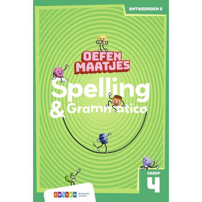 Oefenmaatjes Spelling & Grammatica groep 4 antwoordenboek 2