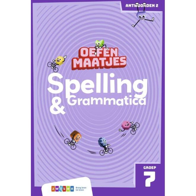 Oefenmaatjes Spelling & Grammatica groep 7 antwoordenboek 2
